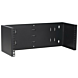 4U Wall Mount Bracket - 180mm diep