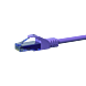 UTP CAT6a patchkabel 5m paars - 100% koper