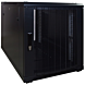 12U mini serverkast met geperforeerde deur 600x1200x720mm (BxDxH)
