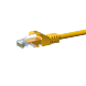 UTP CAT5e patchkabel 0,50m geel - 100% koper
