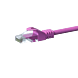 UTP CAT5e patchkabel 1m roze - 100% koper