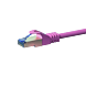 CAT6a S/FTP (PIMF) patchkabel 1m roze
