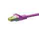 Cat7 S/FTP (PIMF) patchkabel 50m roze