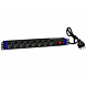 19 inch 8 voudige stekkerdoos - Master Overload - Italie