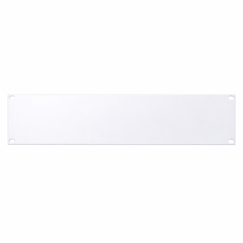 19 inch afdekpaneel - 2U wit