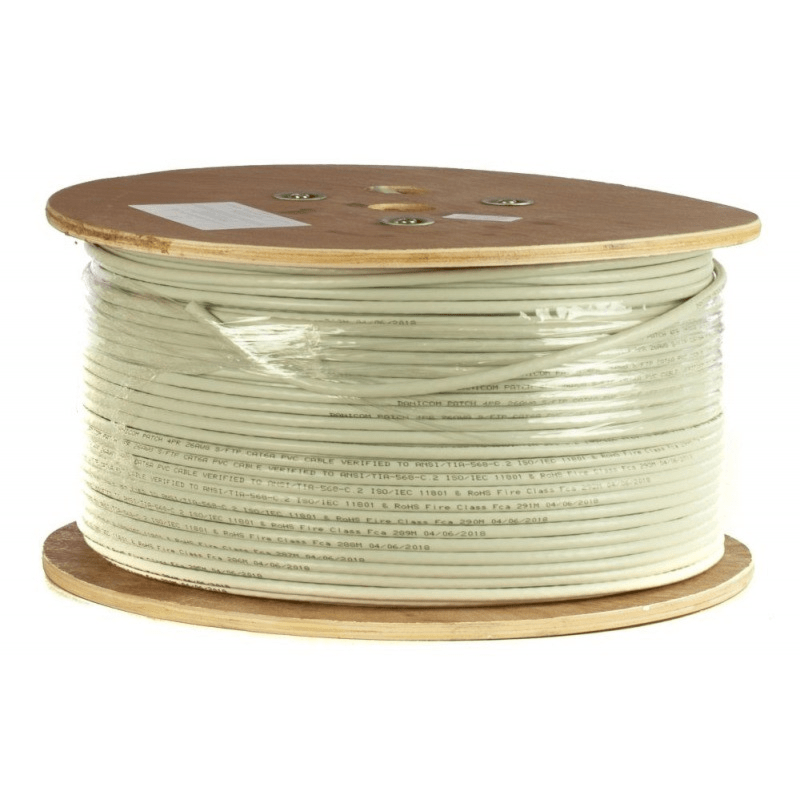 DANICOM CAT6A SFTP 305m kabel op rol stug - LSZH (B2ca)