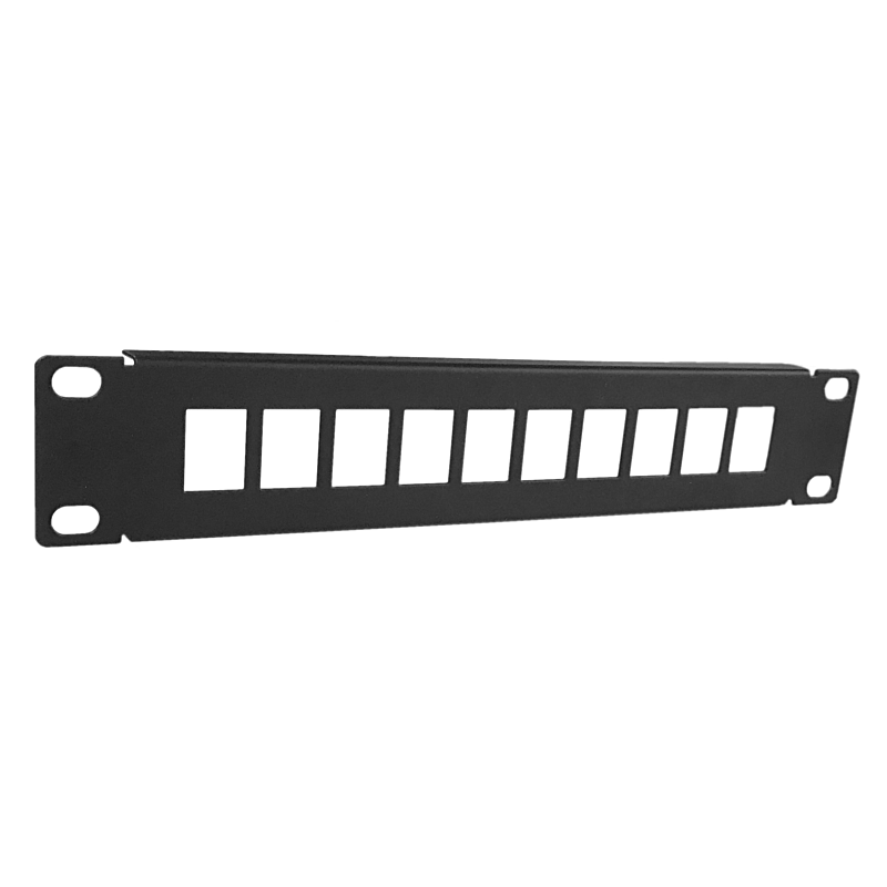 10 inch UTP patchpaneel voor keystones - 10 poorts