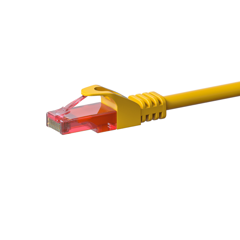 UTP CAT6 patchkabel 20m geel - 100% koper