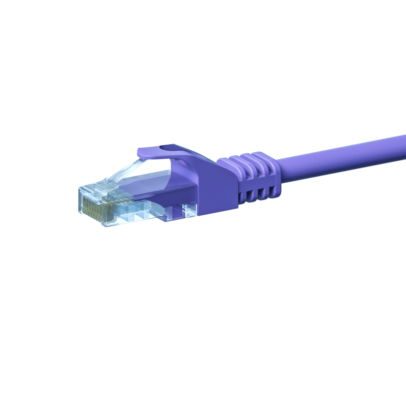 CAT5e UTP patchkabel 3m paars - CCA