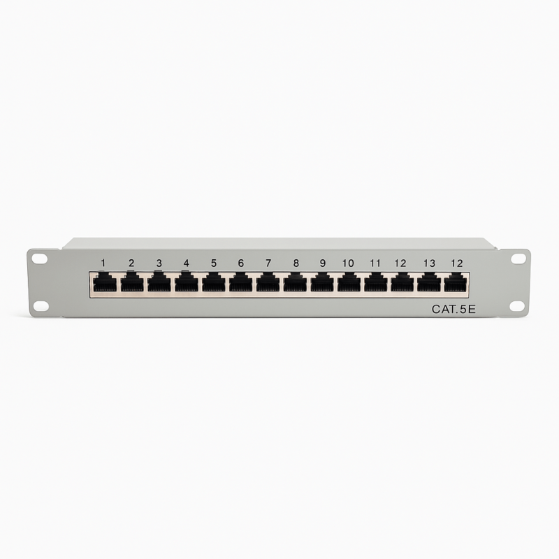 Cat5 10 inch 12 poorts STP patchpaneel