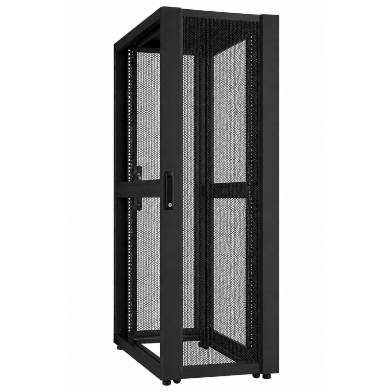 42U Datacenter serverkast met geperforeerde deur 600x1000x2000mm (BxDxH)