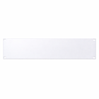 19 inch afdekpaneel - 2U wit