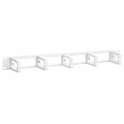 19 inch kabelhouder 1U wit