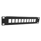 10 inch UTP patchpaneel voor keystones - 10 poorts