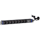 19 inch 8 voudige stekkerdoos - Surge Protection Device - Penaarde