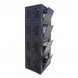 42U compartiment serverkast met geperforeerde voordeur - 4x9U - 800x800x2000mm (BxDxH)