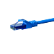 UTP CAT6a patchkabel 0,15m blauw - 100% koper