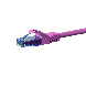 UTP CAT6a patchkabel 5m roze - 100% koper