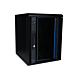 10 inch 9U serverkast met glazen deur 370x450x486mm (BxDxH)