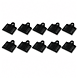 Krimp lashouder zwart - 10 stuks