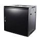 9U wandkast met metalen deur 600x600x500mm (BxDxH)