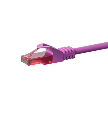 UTP CAT6 patchkabel 5m roze - 100% koper