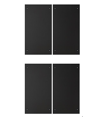 Datacenter set zijpanelen voor 52U kasten, 1000mm diep