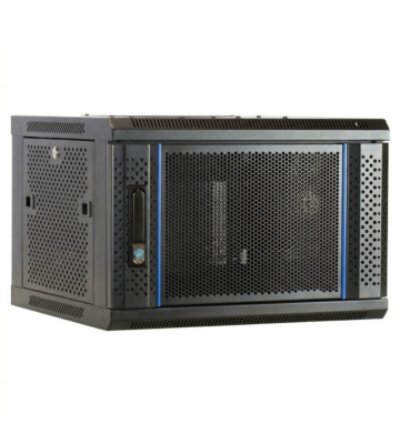 6U wandkast met geperforeerde deur 600x450x368mm
