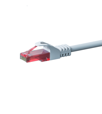 UTP CAT6 patchkabel 0,25m wit - 100% koper