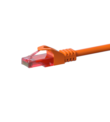 UTP CAT6 patchkabel 0,25m oranje - 100% koper