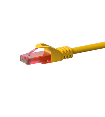 UTP CAT6 patchkabel 7,5m geel - 100% koper