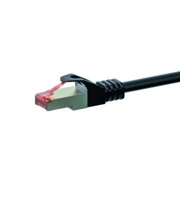 CAT6 S/FTP (PIMF) patchkabel 10m zwart 