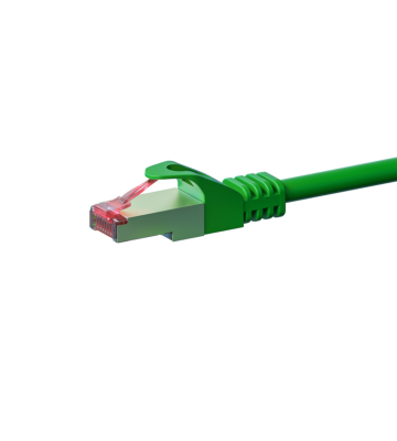 CAT6 S/FTP (PIMF) patchkabel 0,25m groen