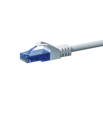 UTP CAT6a patchkabel 1m wit - 100% koper