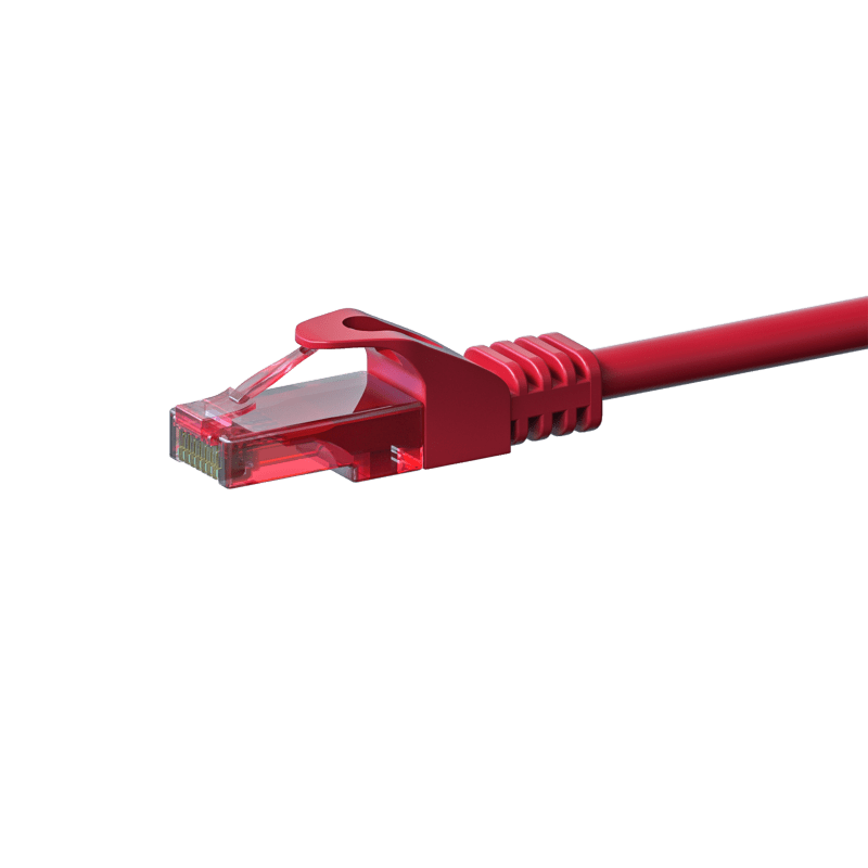UTP CAT6 patchkabel 2m rood - 100% koper