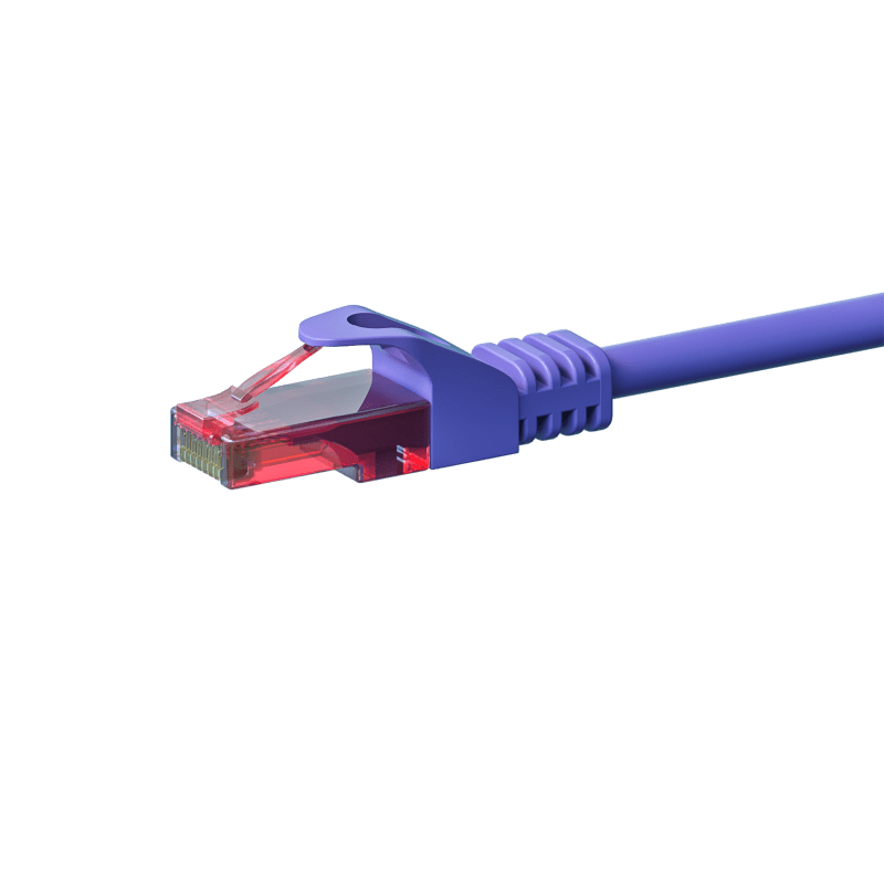 UTP CAT6 patchkabel 5m paars - 100% koper