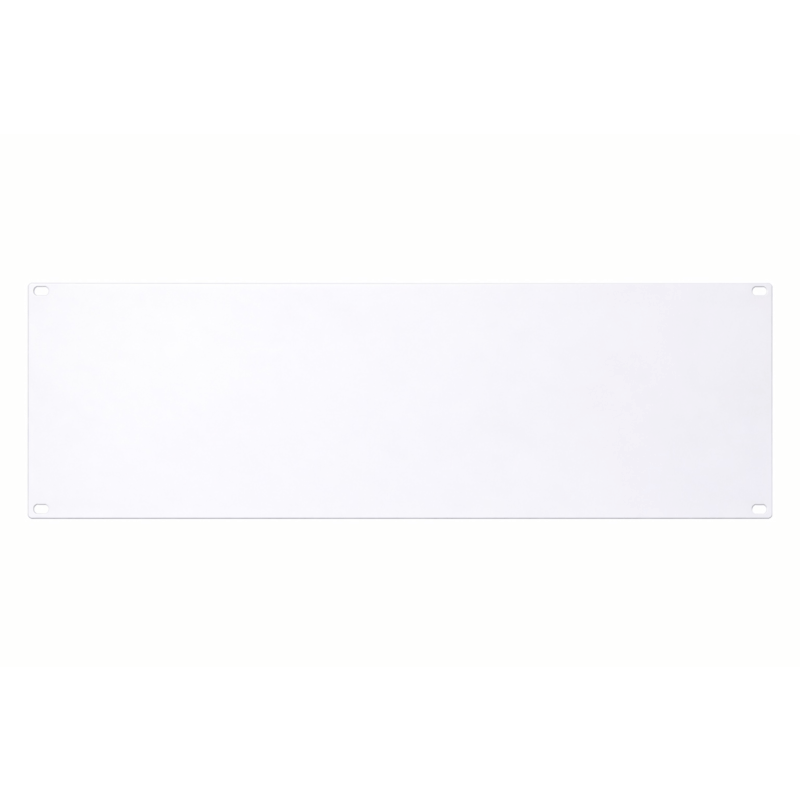 19 inch afdekpaneel - 4U wit