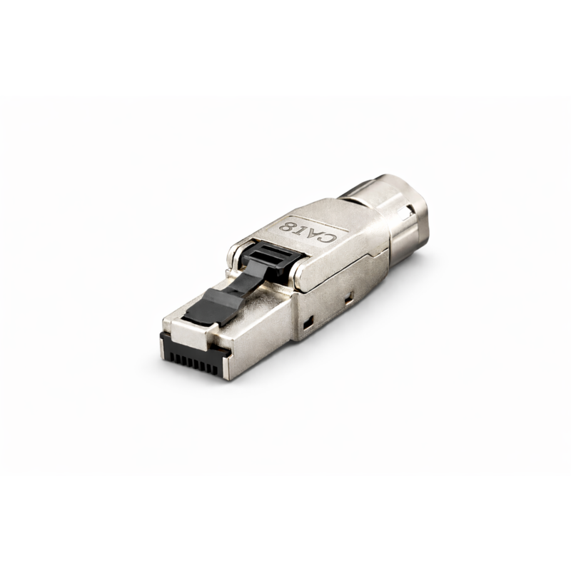 DANICOM S/FTP CAT8 Toolless RJ45 Connector - voor stugge kern