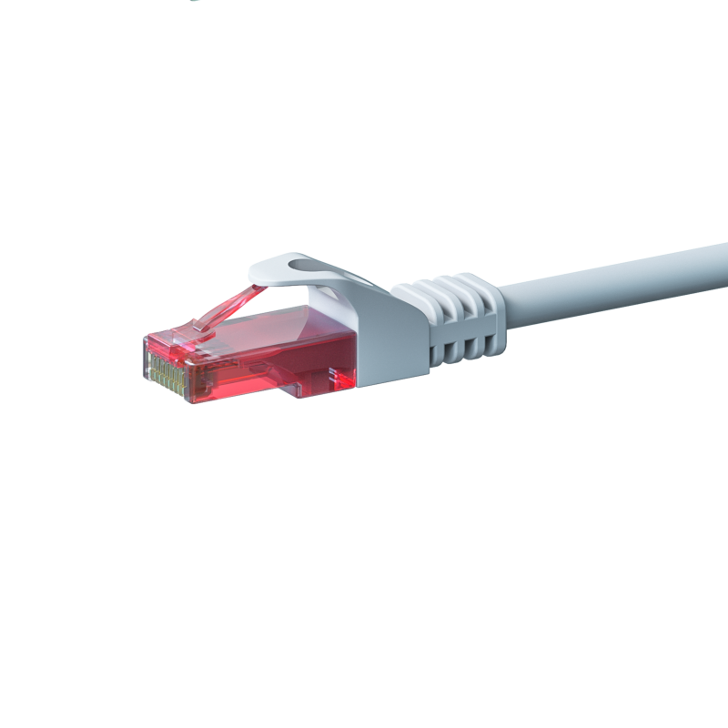 UTP CAT6 patchkabel 0,15m wit - 100% koper