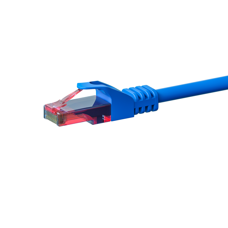 UTP CAT6 patchkabel 0,15m blauw - 100% koper