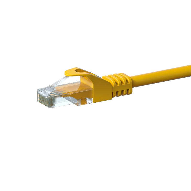 CAT6 UTP patchkabel 15m geel - CCA