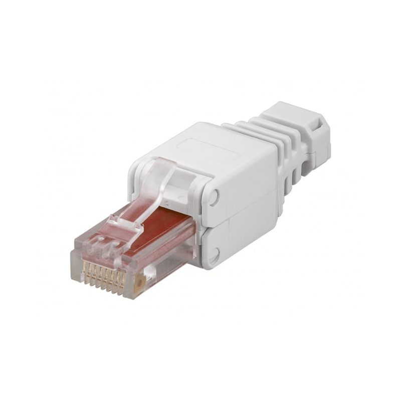 UTP CAT6 Toolless RJ45 Connector - voor stugge en soepele kern