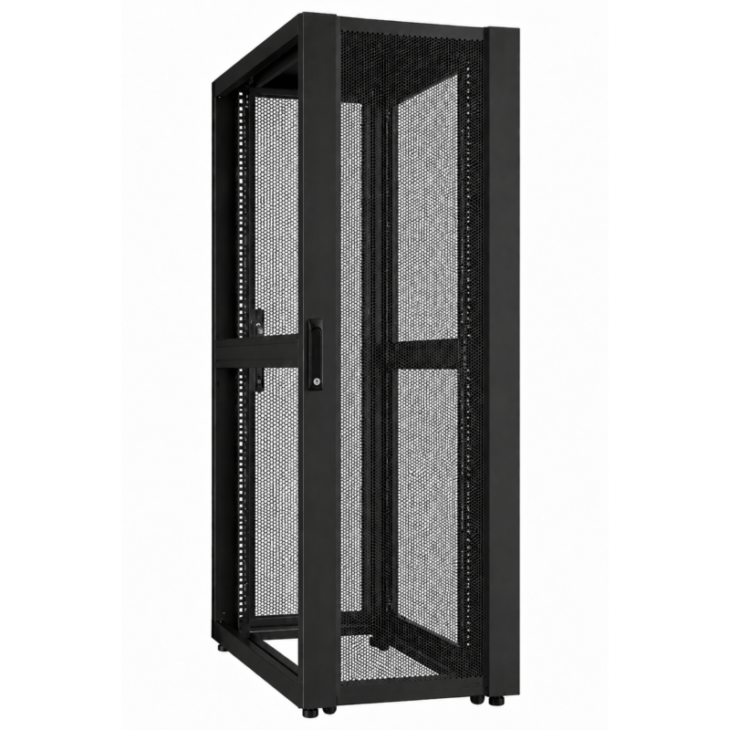 42U Datacenter serverkast met geperforeerde deur 600x1000x2000mm (BxDxH)